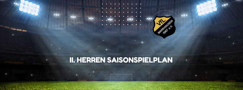 Saisonspielplan II. Herren